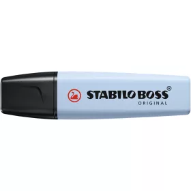   Szövegkiemelő 2-5mm, vágott hegyű, STABILO Boss original Pastel ködös kék