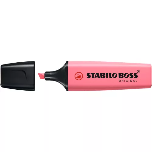 Szövegkiemelő 2-5mm, vágott hegyű, STABILO Boss original Pastel cseresznyevirág