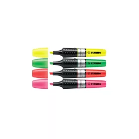   Szövegkiemelő készlet 2-5mm, vágott hegyű STABILO Luminator, 4 klf. szín