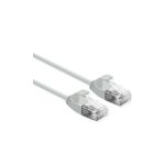   Kábel UTP CAT6a LSOH, Slim, Datacenterekbe, kihúzás gátló, 0,5m, Roline szürke