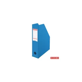   Iratpapucs 7cm, PVC/karton összehajtható Esselte Vivida kék