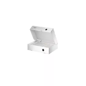   Archiválódoboz A4, 80mm, felfelé nyíló Leitz Infinity fehér