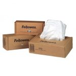   Hulladékgyűjtő zsákok iratmegsemmisítőhöz, 110-130 literes kapacitásig, Fellowes® 50 db/csomag, 