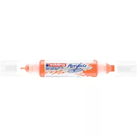   Akril marker 2-3mm, és 5-10mm, 3D Kétvégű Edding 5400 neon narancssárga