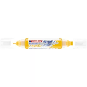   Akril marker 2-3mm, és 5-10mm, 3D kétvégű Edding 5400 citromsárga