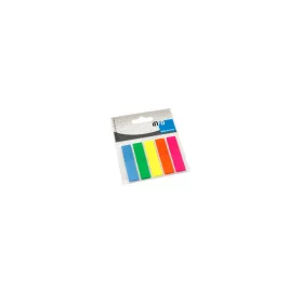   Jelölőcímke 12x44mm, 5x25lap műanyag Info Notes kék zöld sárga rózsaszín narancssárga