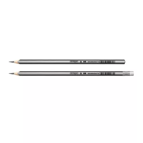 Grafitceruza HB, háromszögletű 12 db/bliszter Keyroad Black