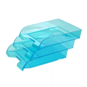   Irattálca műanyag 550 extra széles 345x270x67mm, Bluering®, kék