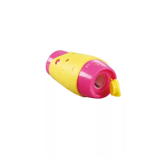Hegyező 2 lyukú tartályos, fedeles 12 db/display Keyroad Cheese vegyes színek