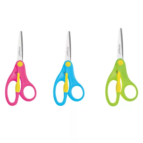 Olló 13 cm tompa fejű Keyroad For Kids vegyes színek