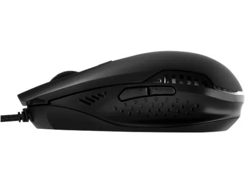 Egér optikai USB vezetékes ACME  MS-12 ergonomic multifunkciós fekete