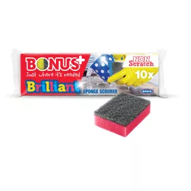 Mosogatószivacs 10 db/csomag Bonus+ Brilliant_B513