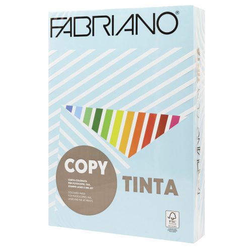 Másolópapír, színes, A4, 80g. Fabriano CopyTinta 500ív/csomag. pasztell kék