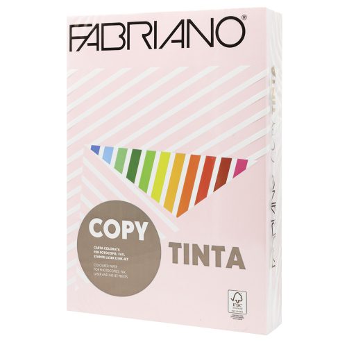 Másolópapír, színes, A4, 80g. Fabriano CopyTinta 500ív/csomag. pasztell púder rózsaszín