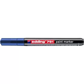 Lakkmarker 1-2mm, kerek Edding 791 kék