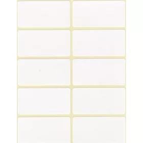 Etikett címke, 25x50mm, 6 lap, 10 címke/lap