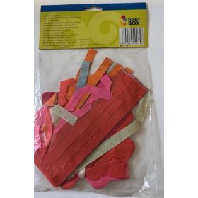 Girland, színes, szalaggal UTOLSÓ CSOMAG