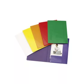 Gumis mappa A4, 600g. FC karton Glossy zöld