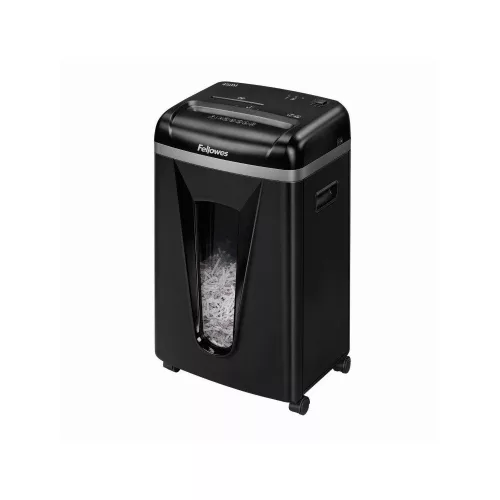 Iratmegsemmisítő, 9lap, mikrokonfetti vágás 2x12mm, Fellowes® Microshred 450M