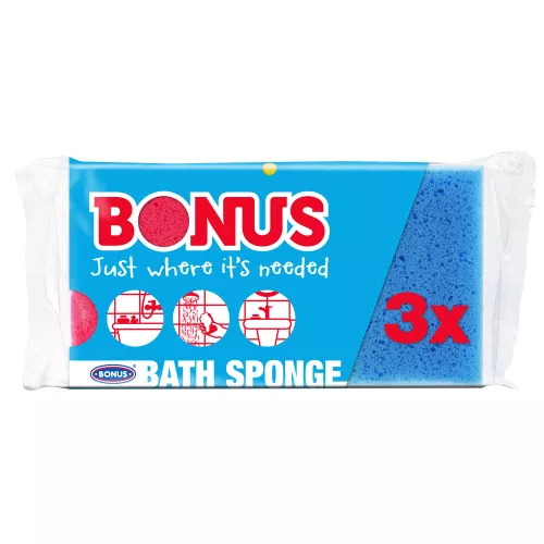 Fürdőszivacs 3 db/csomag Bonus B057