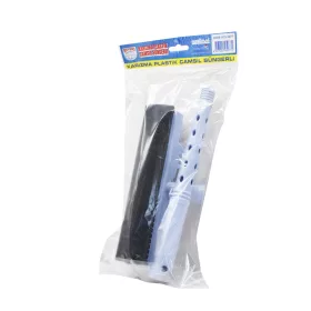   Ablaklehúzó műanyag gumibetétes szivaccsal 22 cm széles_KCS2277B kék