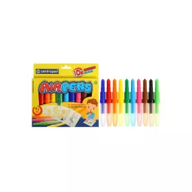   Filctoll fújós készlet Centropen AIRPENS 1500 Rainbow Colours 10 klf. szín