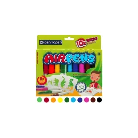   Filctoll fújós készlet Centropen AIRPENS 1539 Textile 10 klf. szín