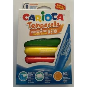 Tempera Carioca 6 különböző színű stick UTOLSÓ DARAB