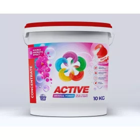   Mosópor 10 kg (130 mosás) vödrös színes ruhákhoz Active Color