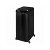 Iratmegsemmisítő, 600lap, mikrokonfetti vágás 2x12mm, Fellowes® AutoMax 600M, fekete