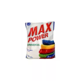   Mosópor 3 kg (33 mosás) fehér és színes ruhákhoz Max Power Universal