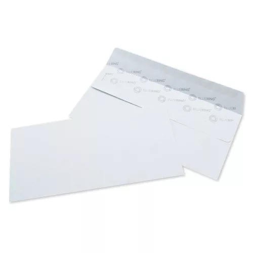 Boríték LA4 öntapadó bélésnyomott 110×220mm Bluering® 100 db/csom fehér