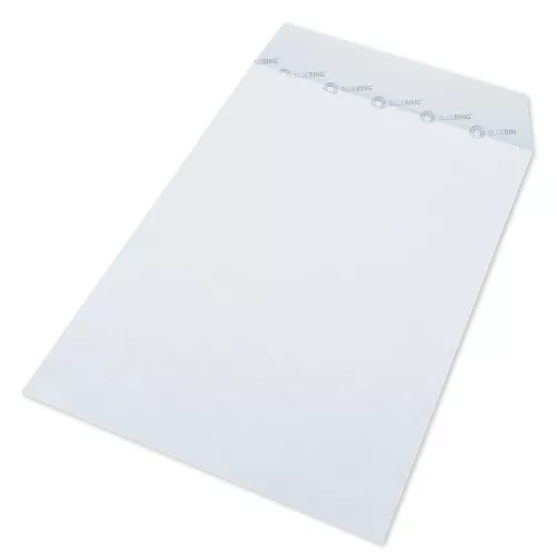 Boríték TC/4 szilikonos bélésnyomott 229x324mm Bluering® 25 db/csom fehér