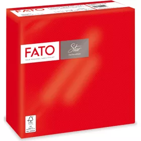   Szalvéta 2 rétegű 38 x 38 cm 40 lap/cs Fato Star piros_82990400