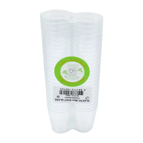 Pohár 4 cl műanyag 40 db/csomag