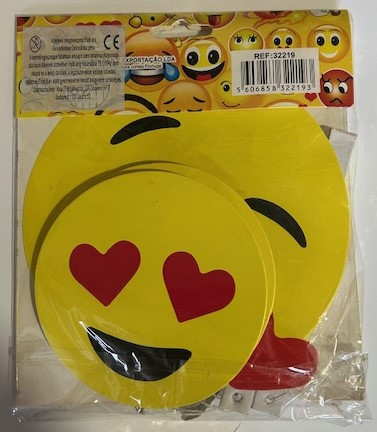 Party dekoráció napocska 3 db-os UTOLCSÓ CSOMAG