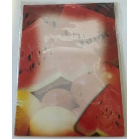   Levélpapír szett Lizzy Card Gyümölcs 10 ív+ 5 db boríték / ESZTÉTIKAI HIBÁS CSOMAGOLÁS