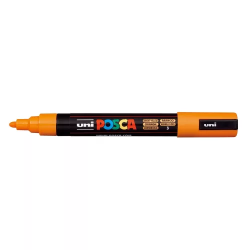 Dekormarker 1,8-2,5mm, Uni Posca PC-5M ragyogó sárga
