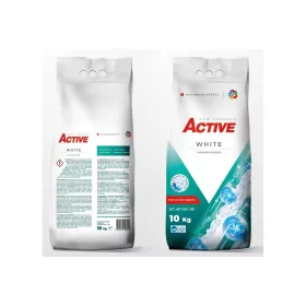   Mosópor 10 kg (130 mosás) zsákos fehér ruhákhoz Active White