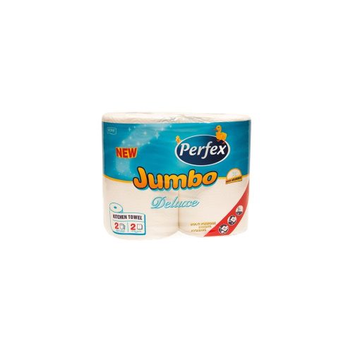 Háztartási papírtörlő 2 rétegű 2 tekercs/csomag 300 lap Boni Perfex Jumbo Deluxe