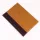 Határidőnapló Linett B/5, heti fehér lapokkal barna-mustár Realsystem 2026.