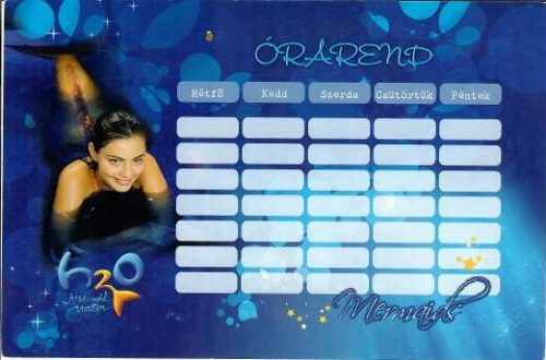 Órarend Lizzy Card 2 oldalas H2O KIFUTÓ TERMÉK
