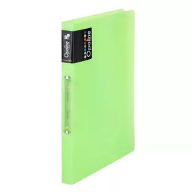   Gyűrűskönyv A4, 2 gyűrűs 2cm gerinc PP, Karton P+P Opaline zöld