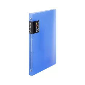   Gyűrűskönyv A4, 4 gyűrűs 2cm gerinc PP, Karton P+P Opaline kék