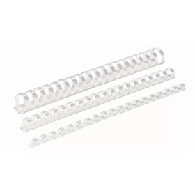   Spirál műanyag, 10mm, 41-55lap, 100 db/doboz, Fellowes® fehér