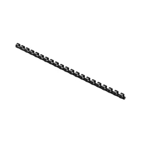   Spirál műanyag, 12mm, 56-80lap, 100 db/doboz, Fellowes® fekete