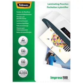   Lamináló fólia, A4, 100 mikron, fényes, 100 db/doboz, Fellowes®