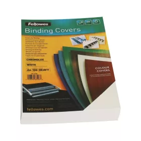   Hátlap, A4, 250 g, fényes 100 db/csomag, Fellowes® ChromoLux, fehér