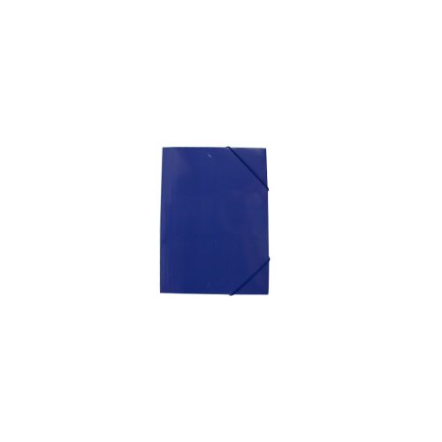 Gumis mappa A4, 400g. karton EVOffice kék