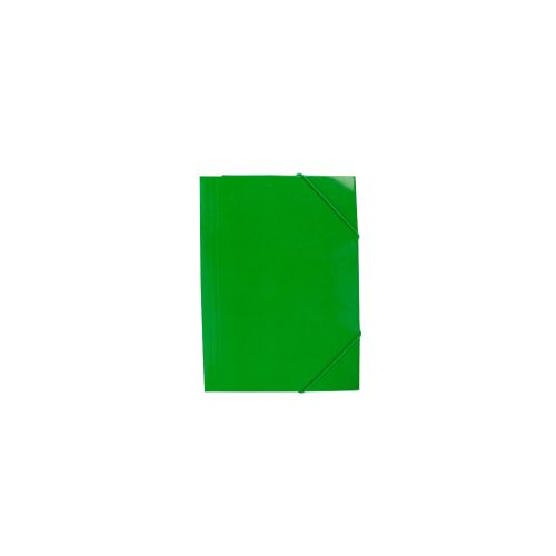 Gumis mappa A4, 400g. karton EVOffice zöld